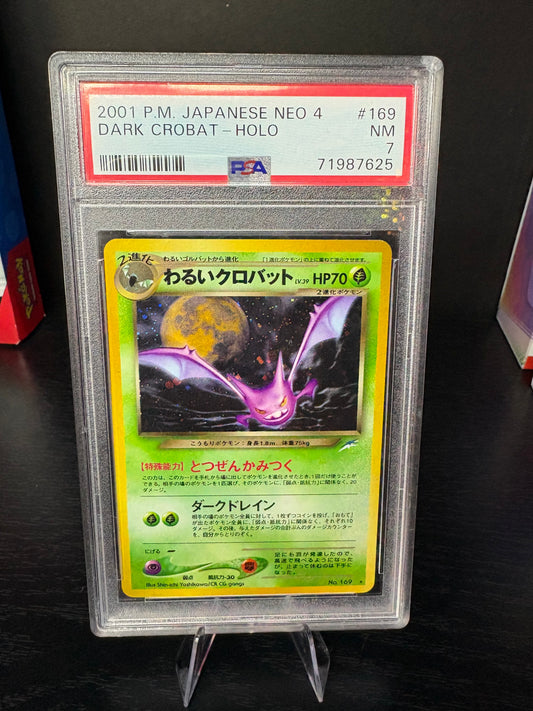 PSA 7 Dark Crobat Holo #169