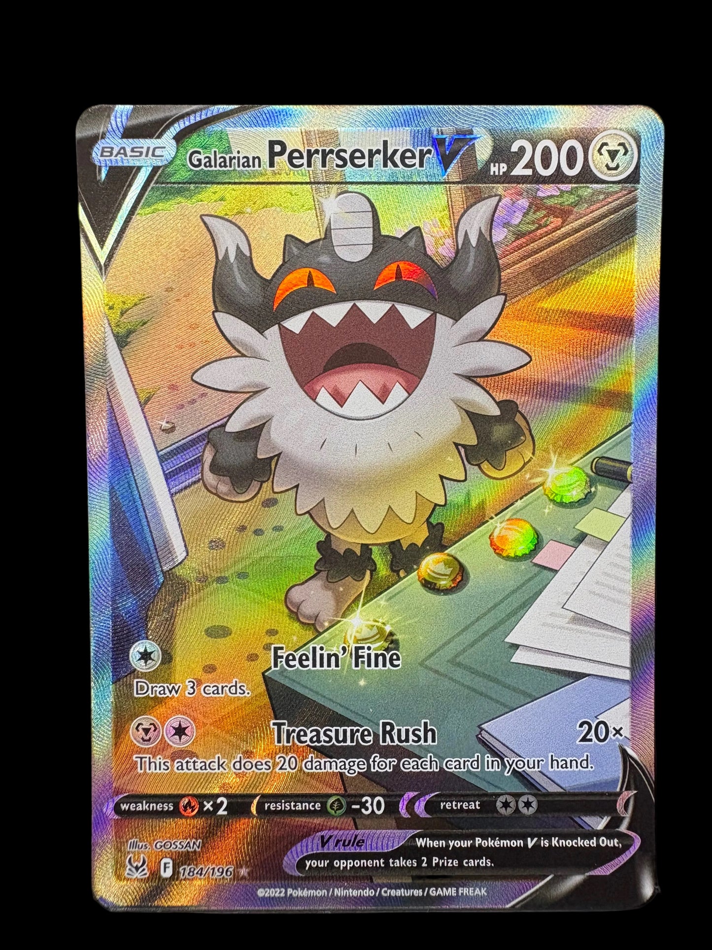 Galarian Perrserker V #184