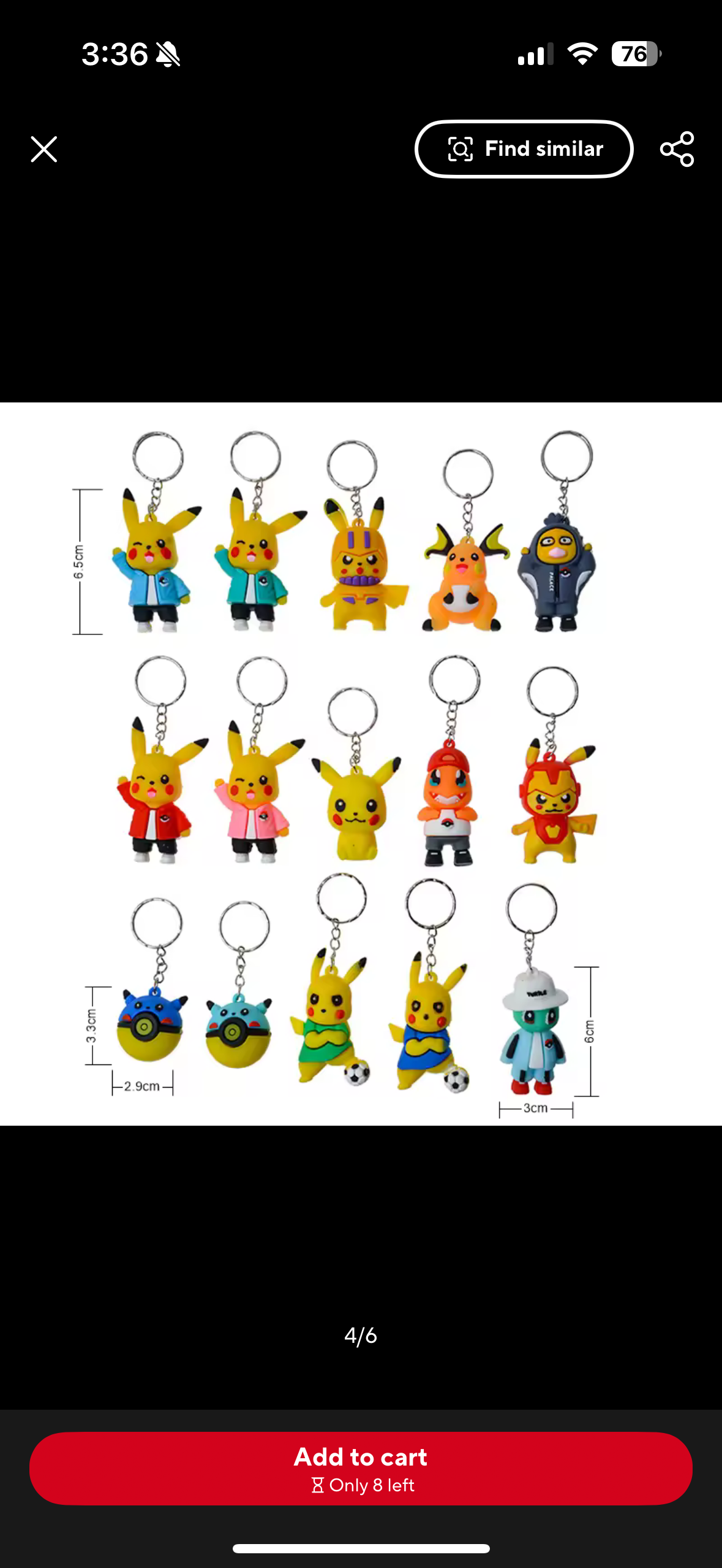 Pikachu Blind Box Keychain!