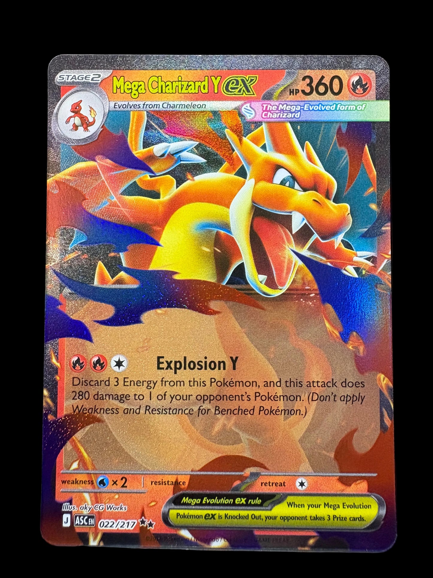 Mega Charizard Y EX #022