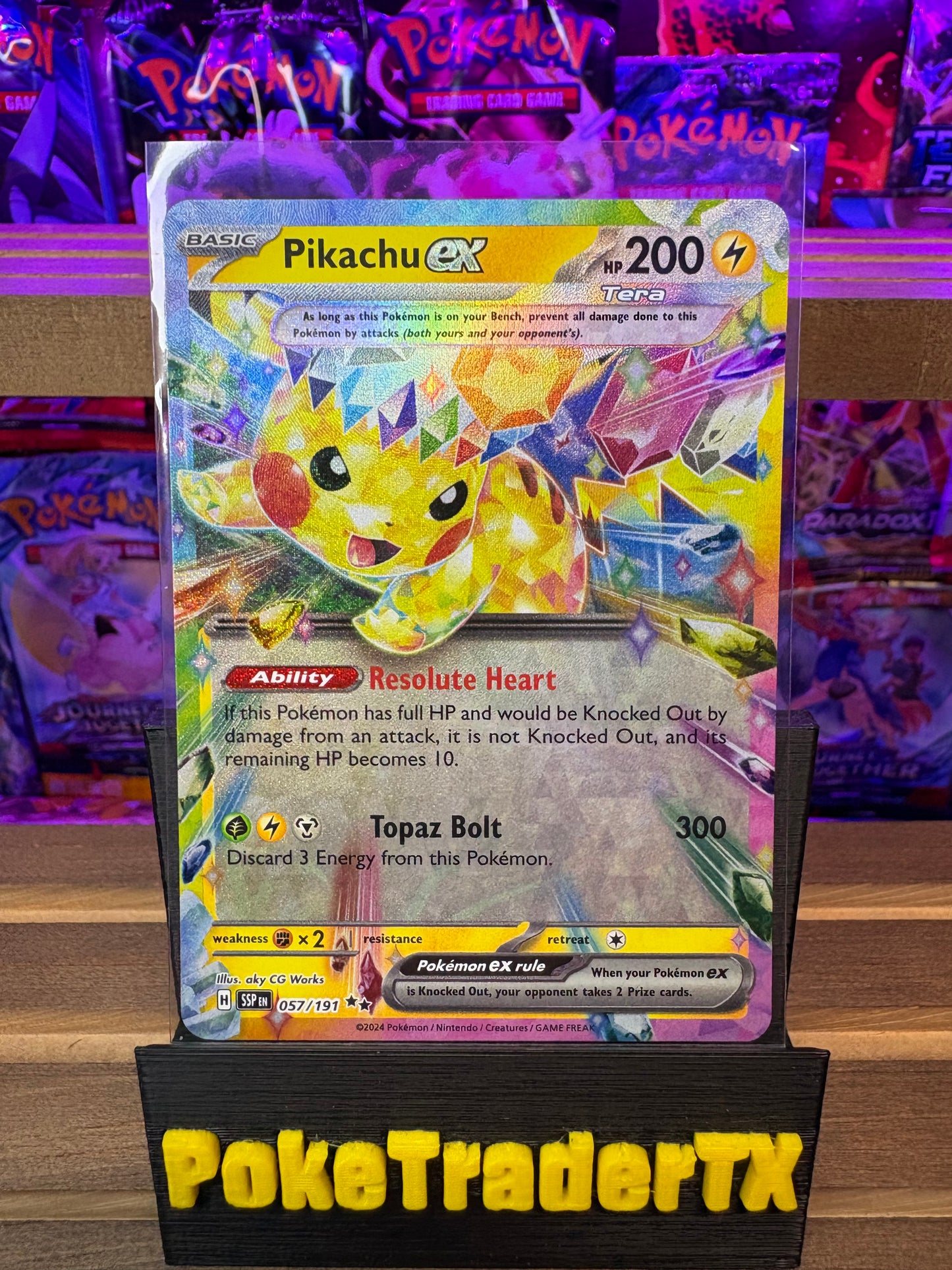 Pikachu EX #057