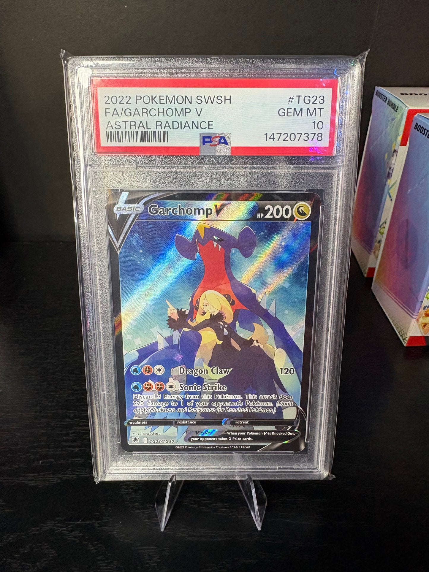 PSA 10 Garchomp V #TG23